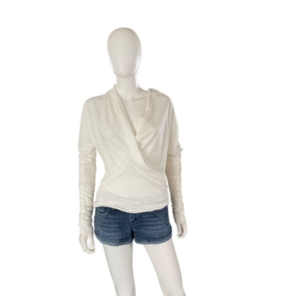 NWT Free People White Wrap Top XSmall